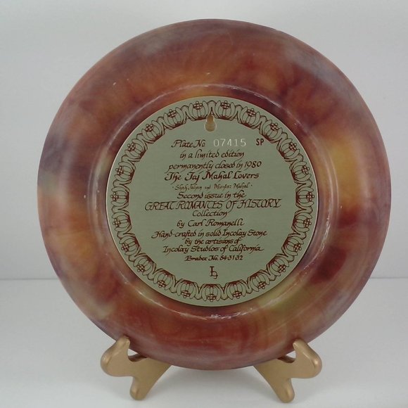 "The taj mahal lovers"2nd Issue #07415SP, 1980 Great Romantics of History - Picture 2 of 2